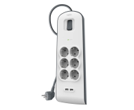BELKIN Listwa zasilająca przeciwprzepięciowa 650J, 6 gniazd - 1330420 - zdjęcie 3